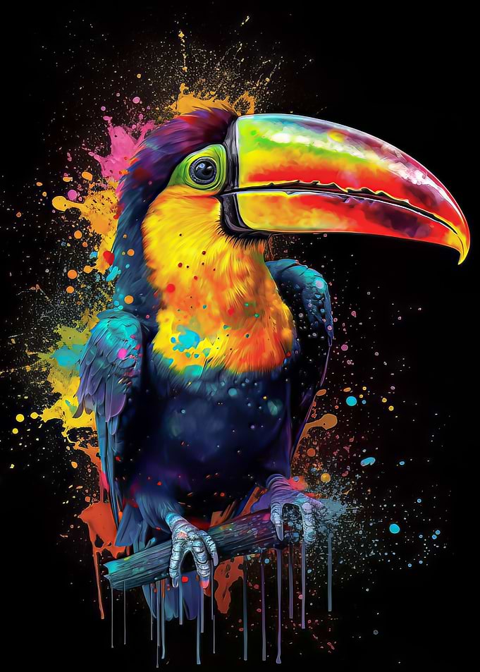 Tucan painting