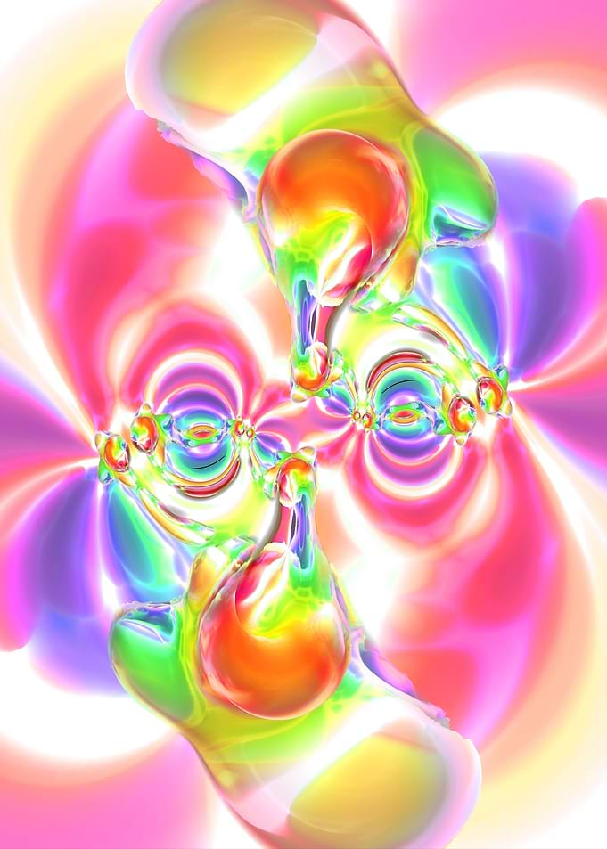Trippy Art Poster Colorful