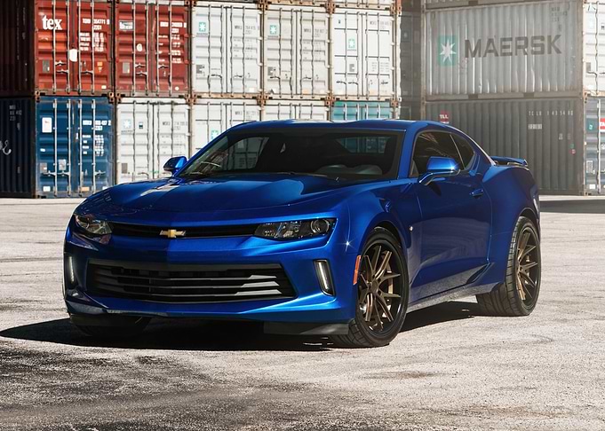 Chevrolet Camaro Blue Car