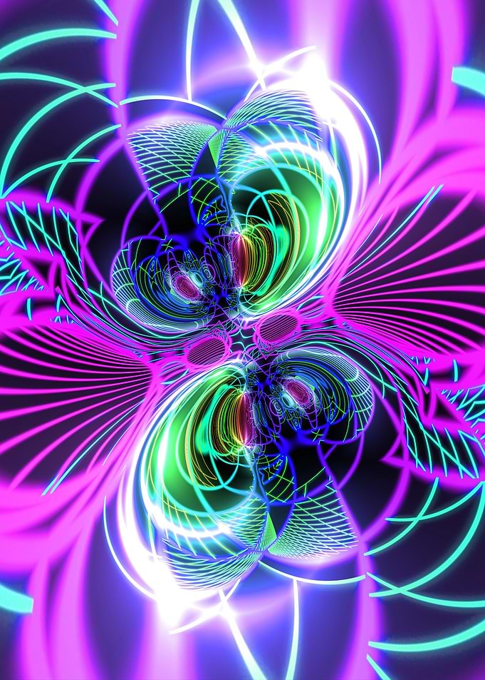 Metal Poster Colorful Art