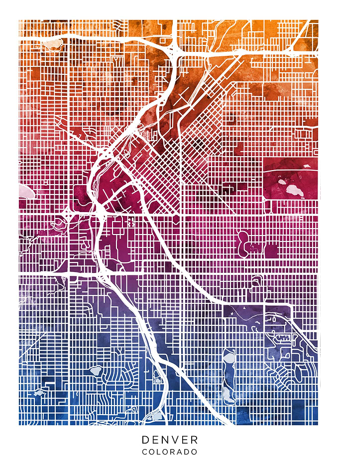 Denver Colorado Map