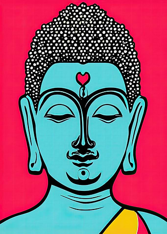 Pop Art Buddha 01