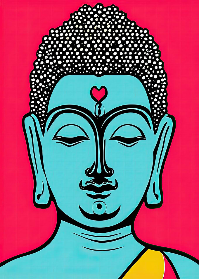 Pop Art Buddha 01