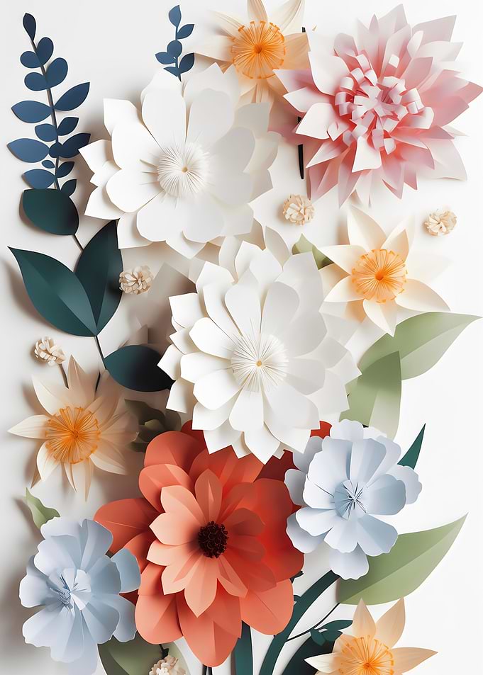 Paper flowers