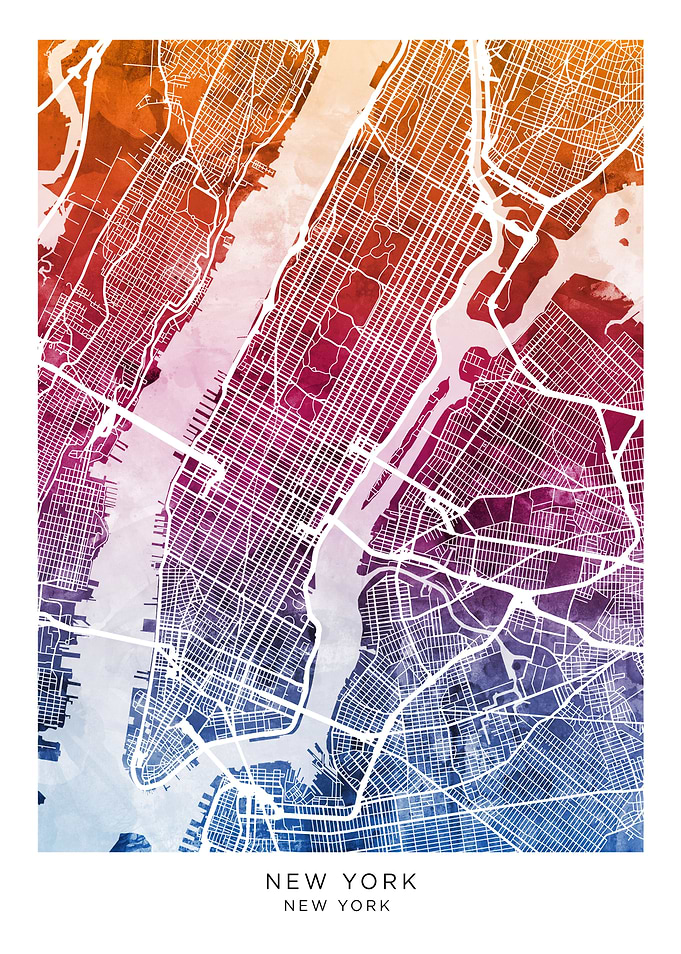 New York New York Map