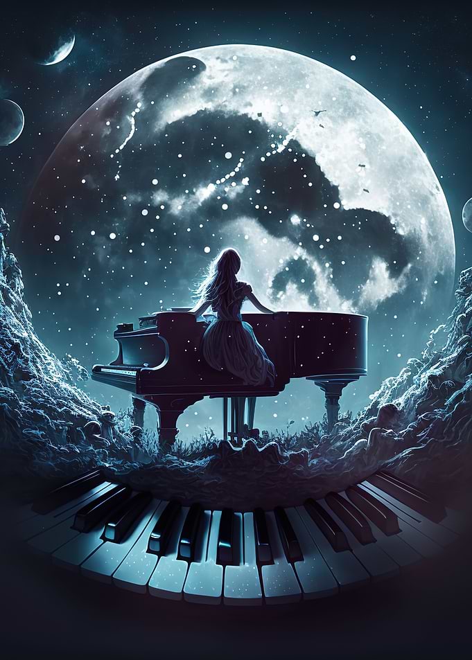 Playing piano