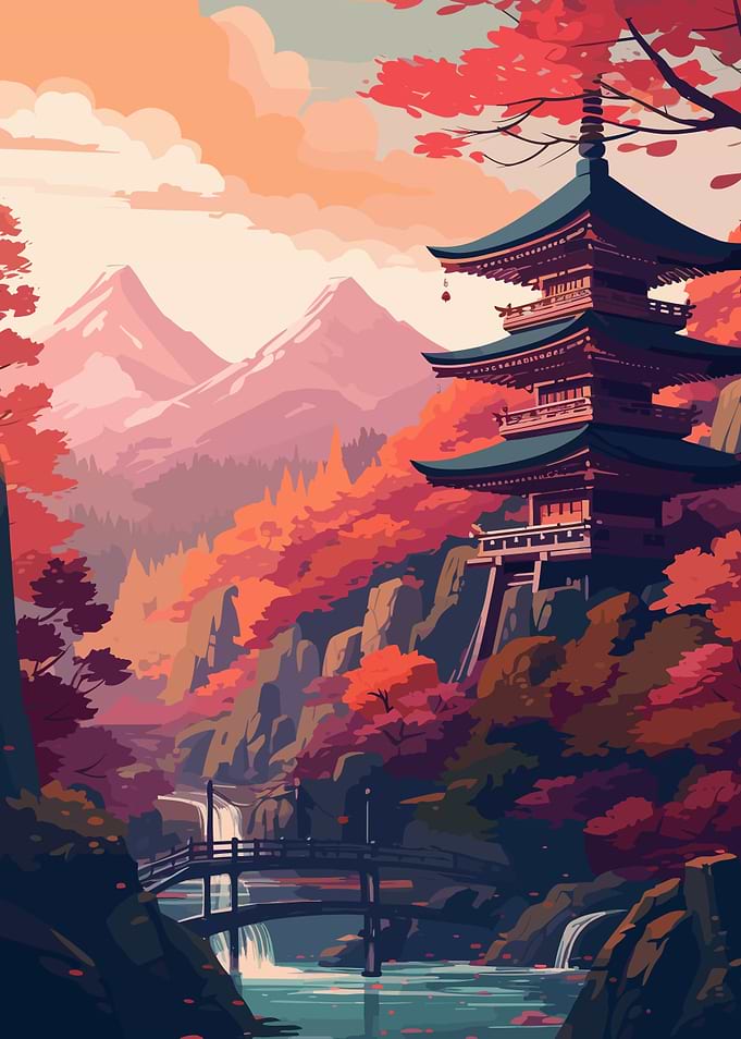 Dusk at the Temple