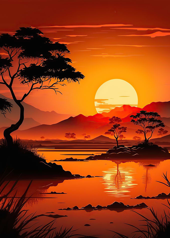 Sunset landscape