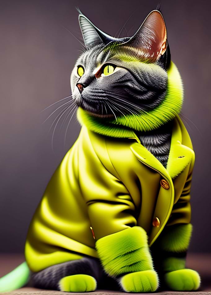 THE CAT WEARS THE COAT