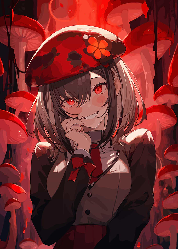 Anime Mushroom Girl