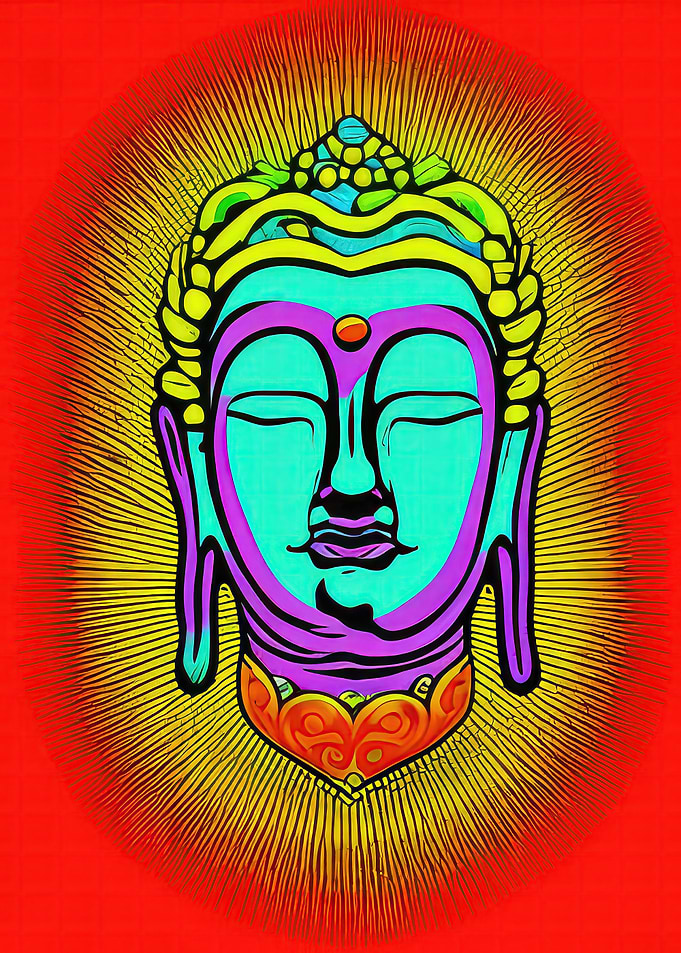 Pop Art Buddha 05