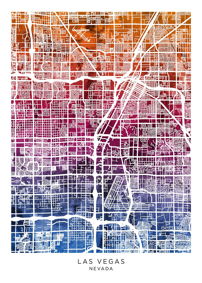 Las Vegas Nevada Map