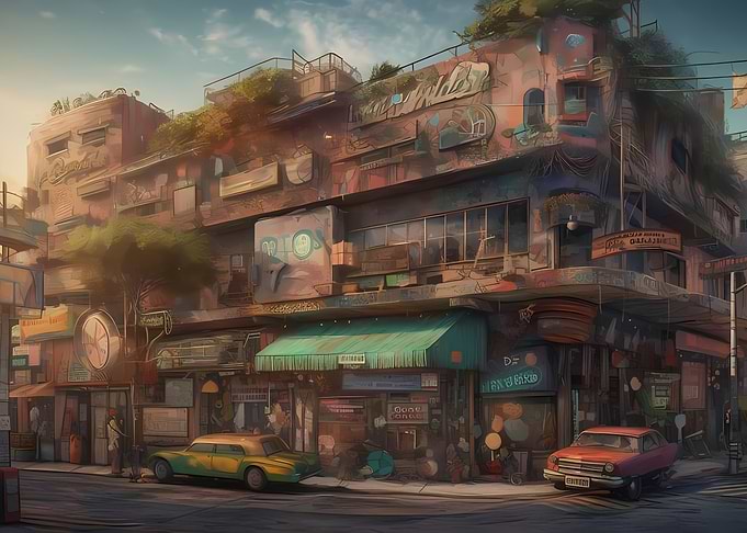 Retro Building
