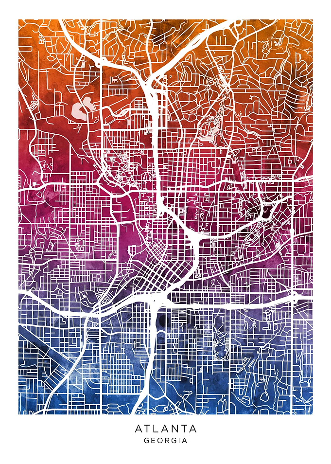 Atlanta Georgia Map