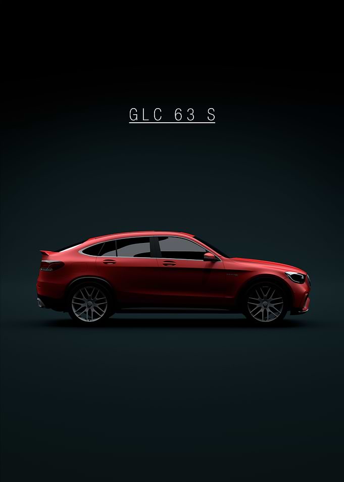 GLC63 S AMG Coupe 2020 Red