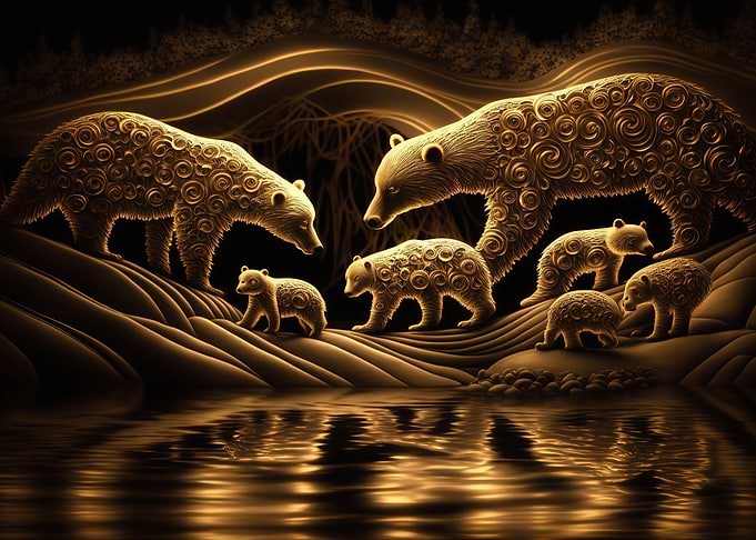 Golden Bear Landscape