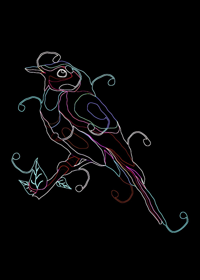 east blue bird art3