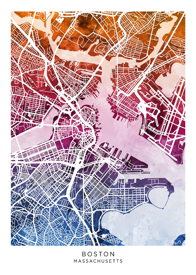 Boston Massachusetts Map