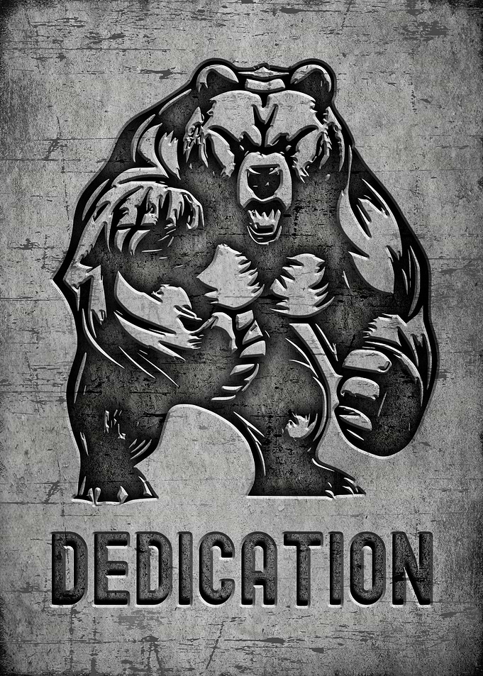 Dedication Gym Bear