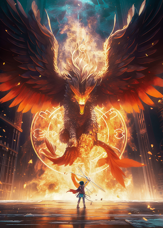 eagle and kids