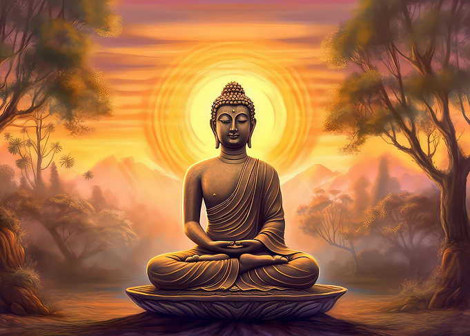 Zen Garden Buddha