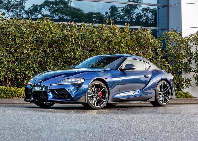 Toyota Supra Blue Car