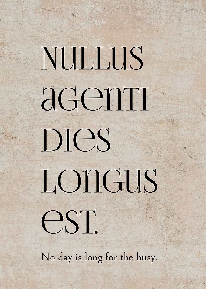 Latin Quote Worthy Man