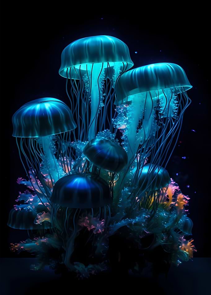Water Jellyfish Neon