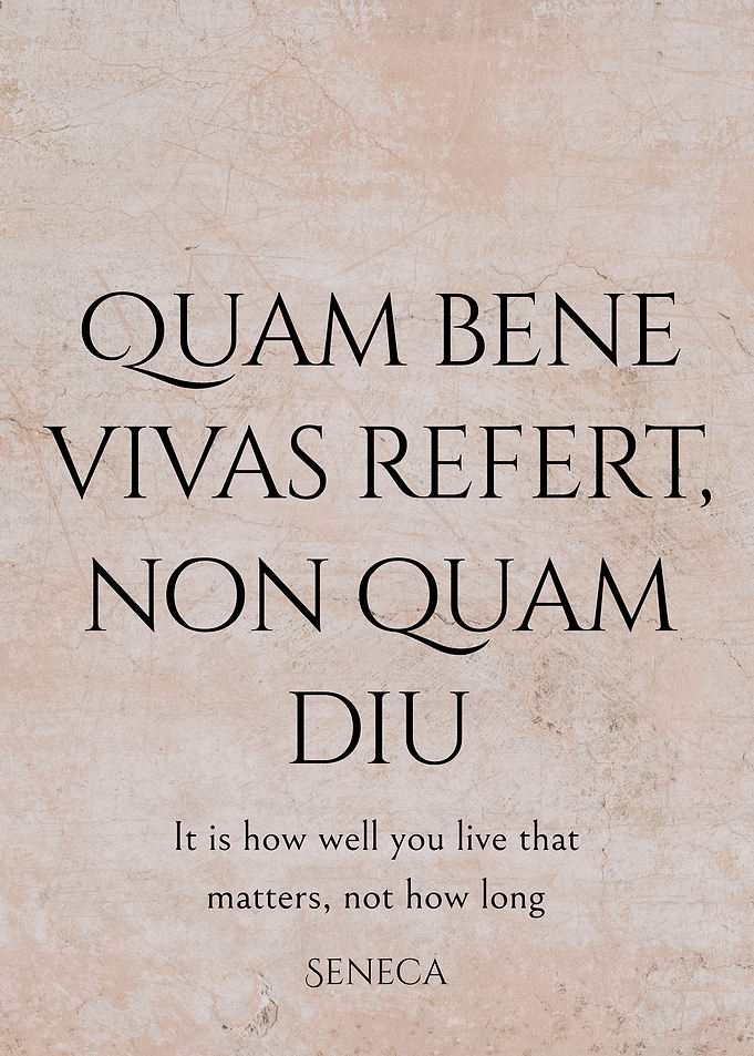 Latin Quote About Life