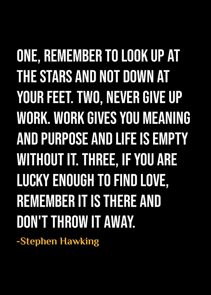 Stephen Hawking Quote