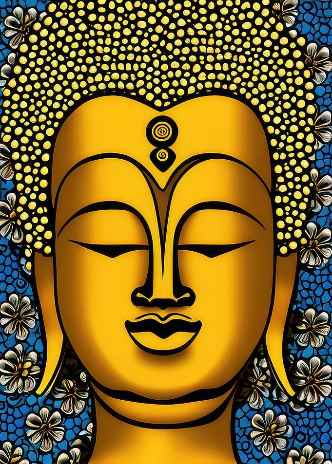 Pop Art Buddha 10
