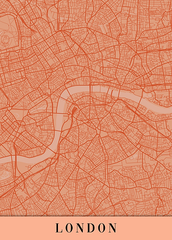 London Orange Map