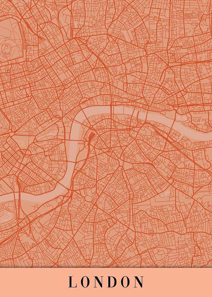 London Orange Map