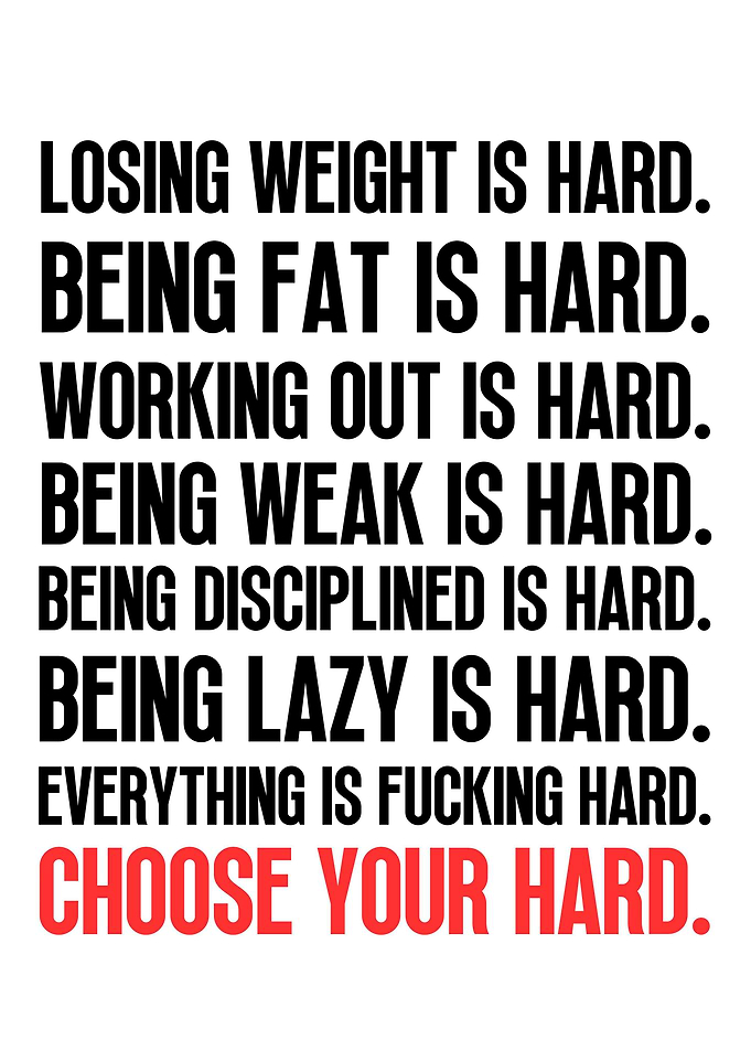 Choose Your Hard