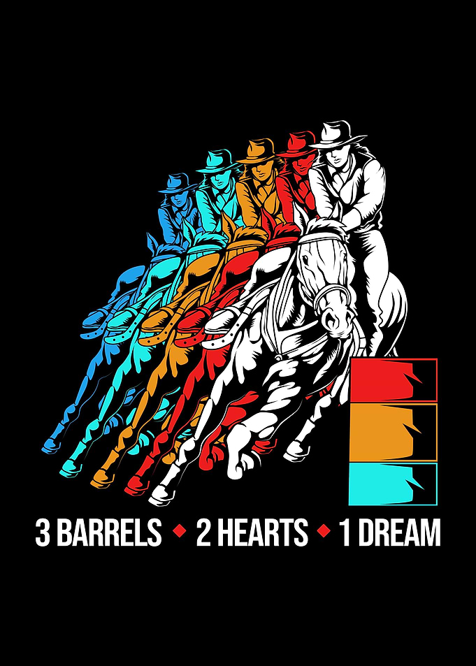 Barrel Racing Horse