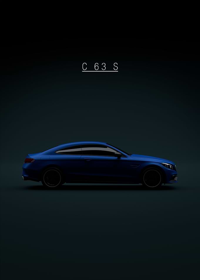 C63 S AMG Coupe 2019 Blue