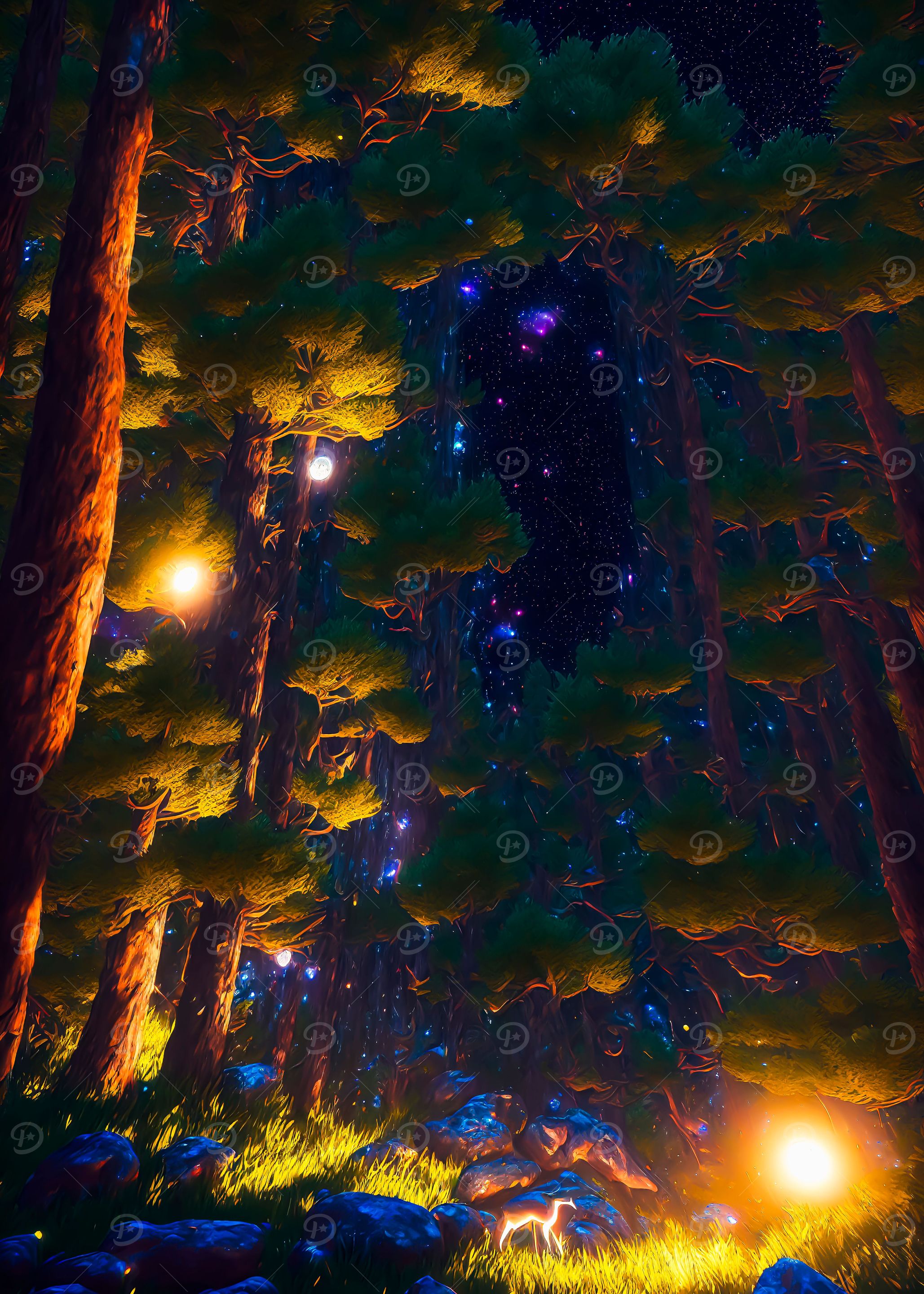 Trees and Fireflies