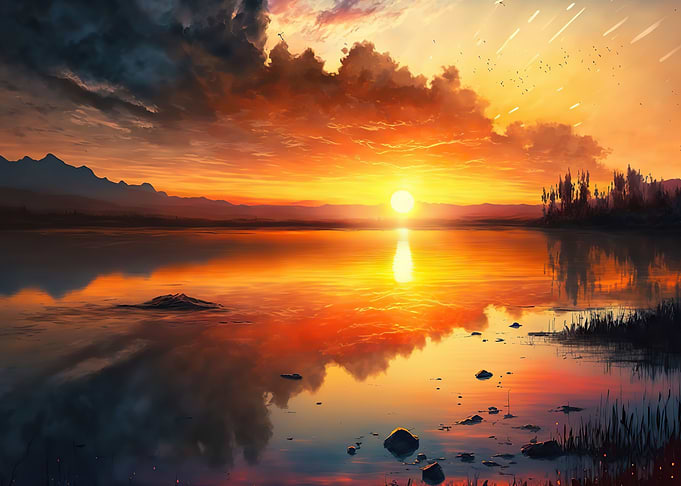 Sunset landscape