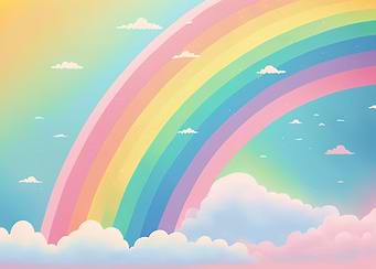 Clouds and rainbows