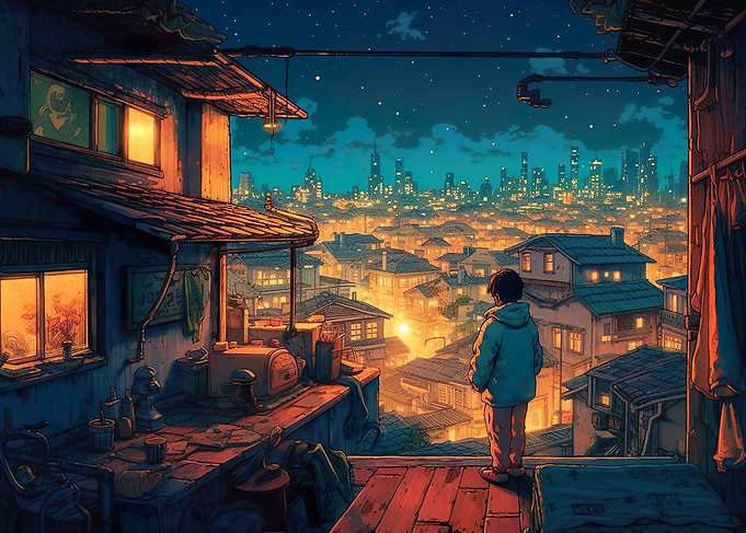 Anime Manga Cityscapes