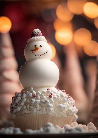 Christmas tree cupcakes