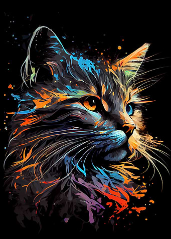 Abstract Cat