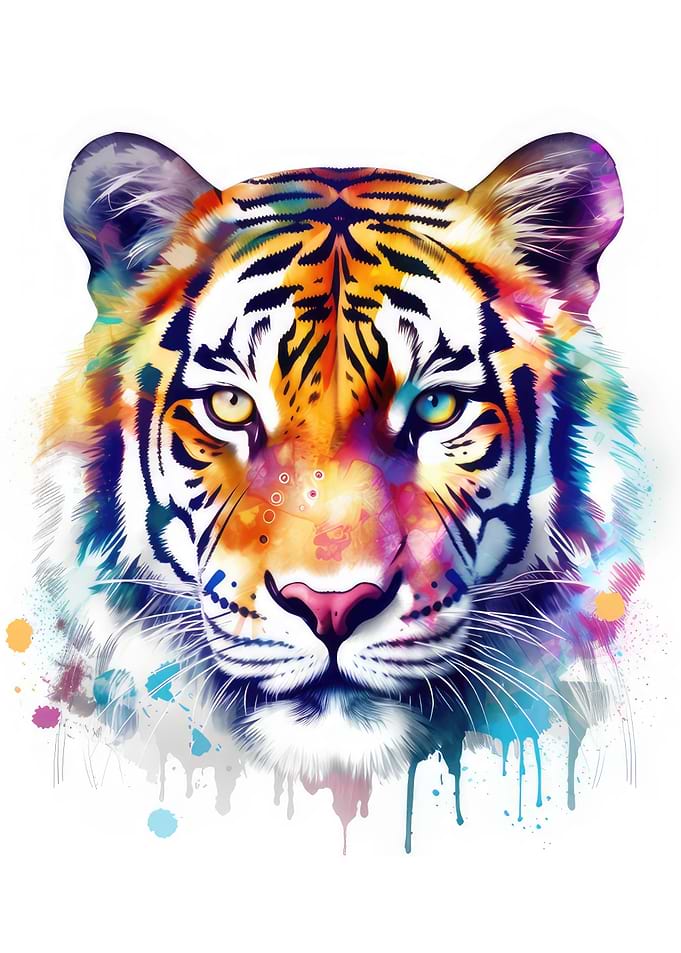 Colorful Tiger