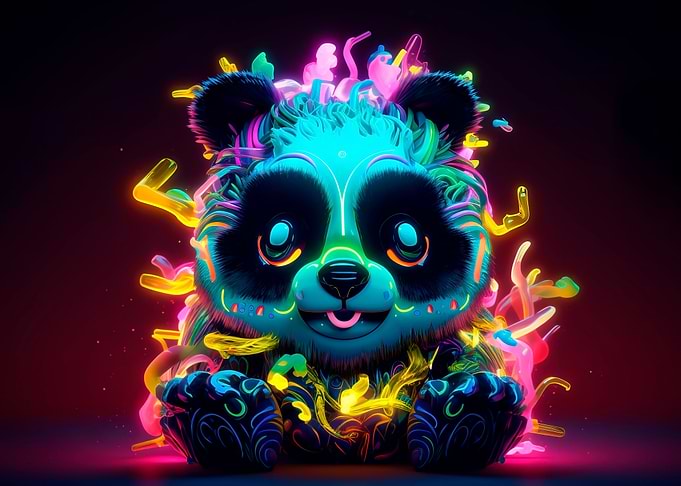 Cartoon panda