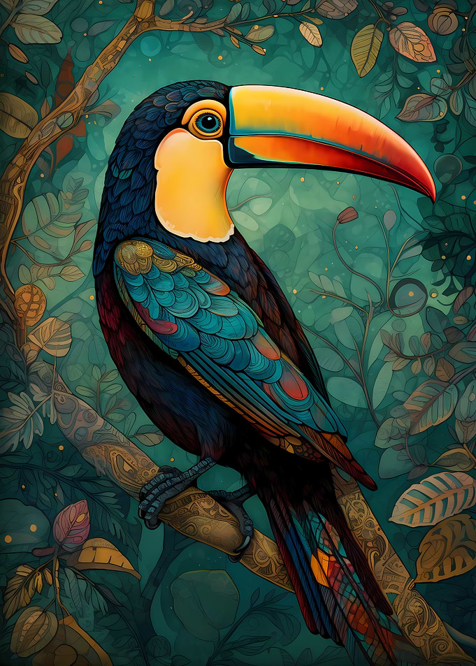 Toucan Bird Forest