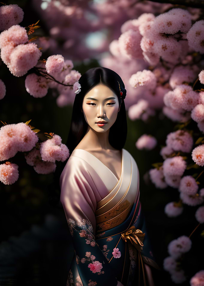 the woman