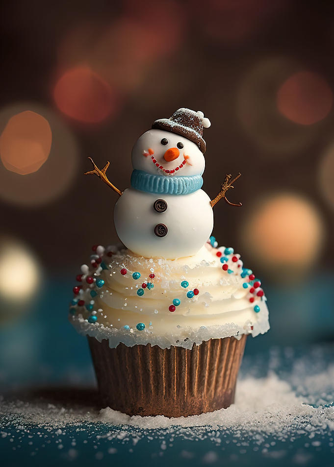 Christmas tree cupcakes