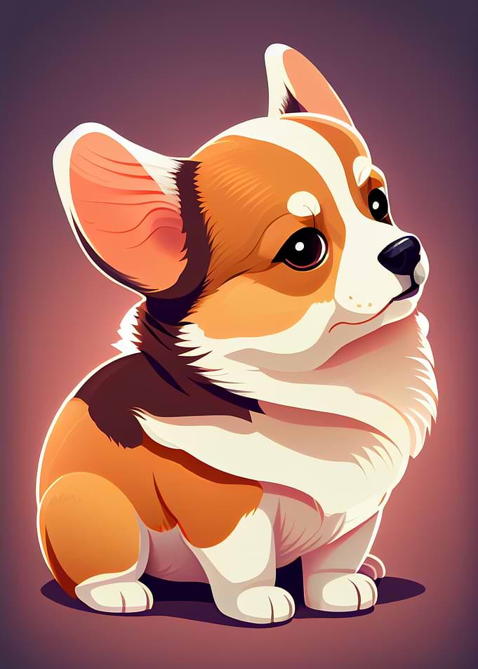 Cute Corgi Dog Animal