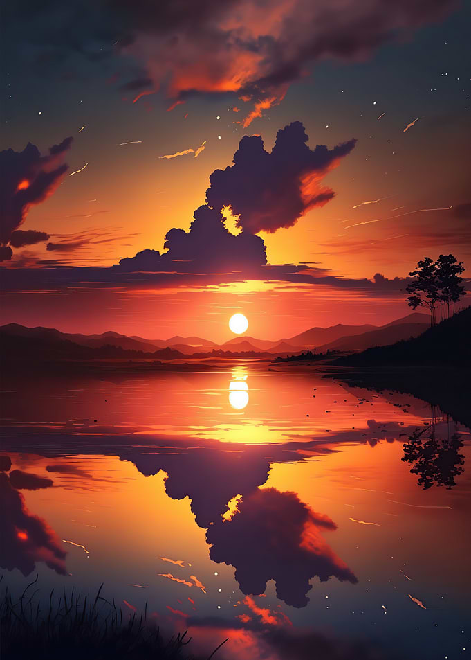 Sunset landscape