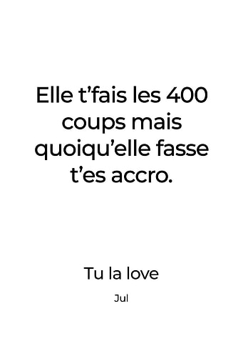 Jul Poster Affiche